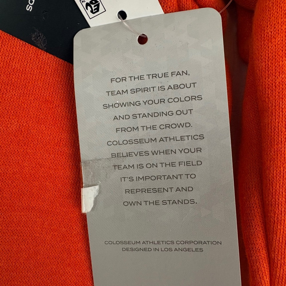 Clemson Tigers S Colosseum Orange Hoodie Embroidered Pullover Gameday NCAA NWT - Picture 11 of 11